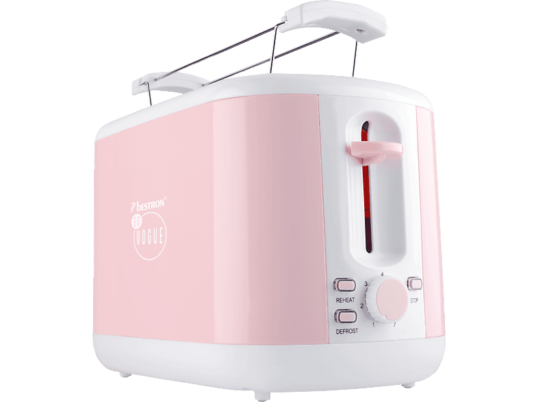 BESTRON ATS300EVP Toaster Schlitze: Rosa 2) (930 Watt