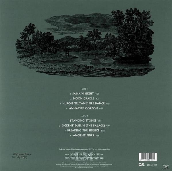 Albumcover mit Landschaftskunst. Zeigt einen Fluss und Bäume. Text oben und unten.