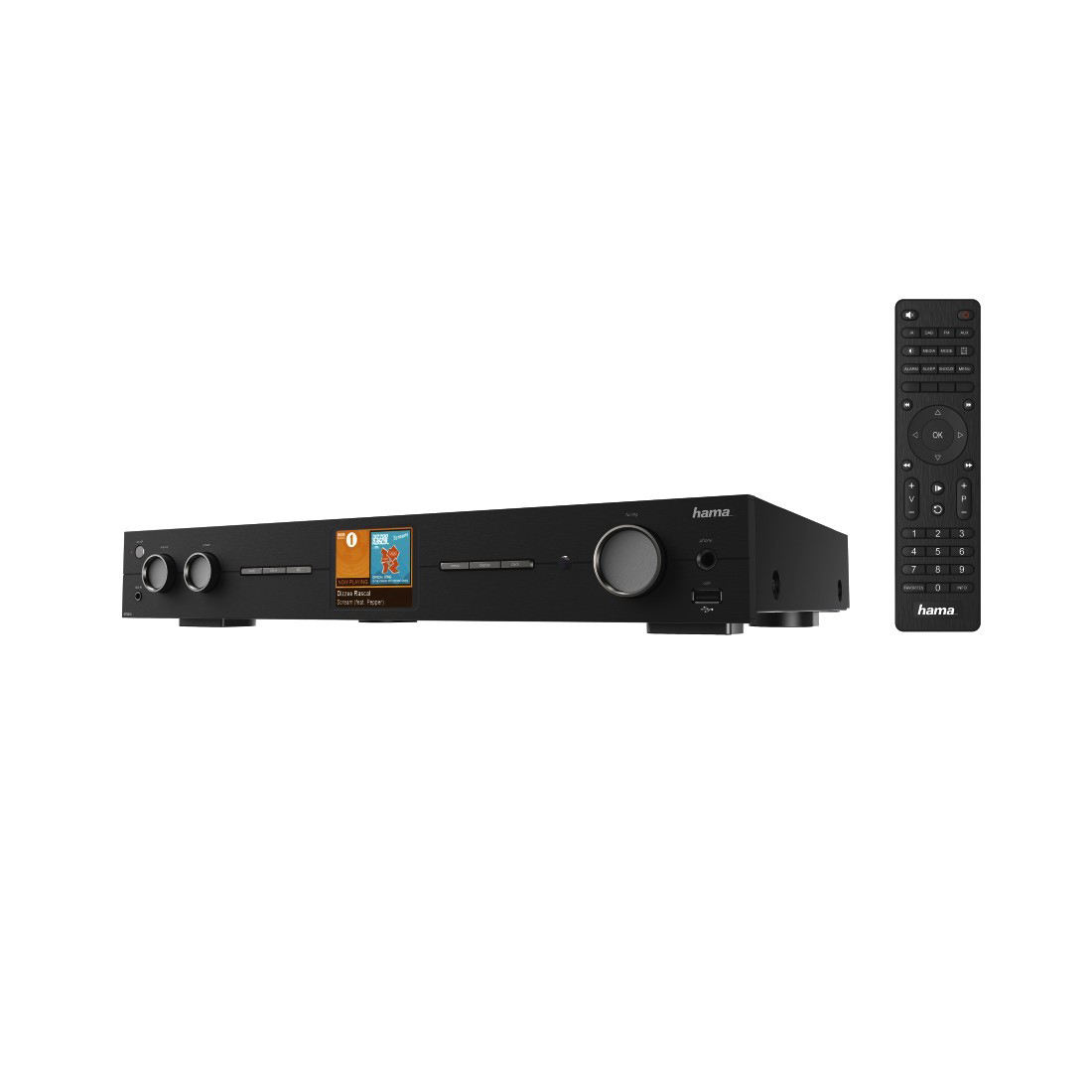 HAMA DIT2010MBT Internetradio, Schwarz