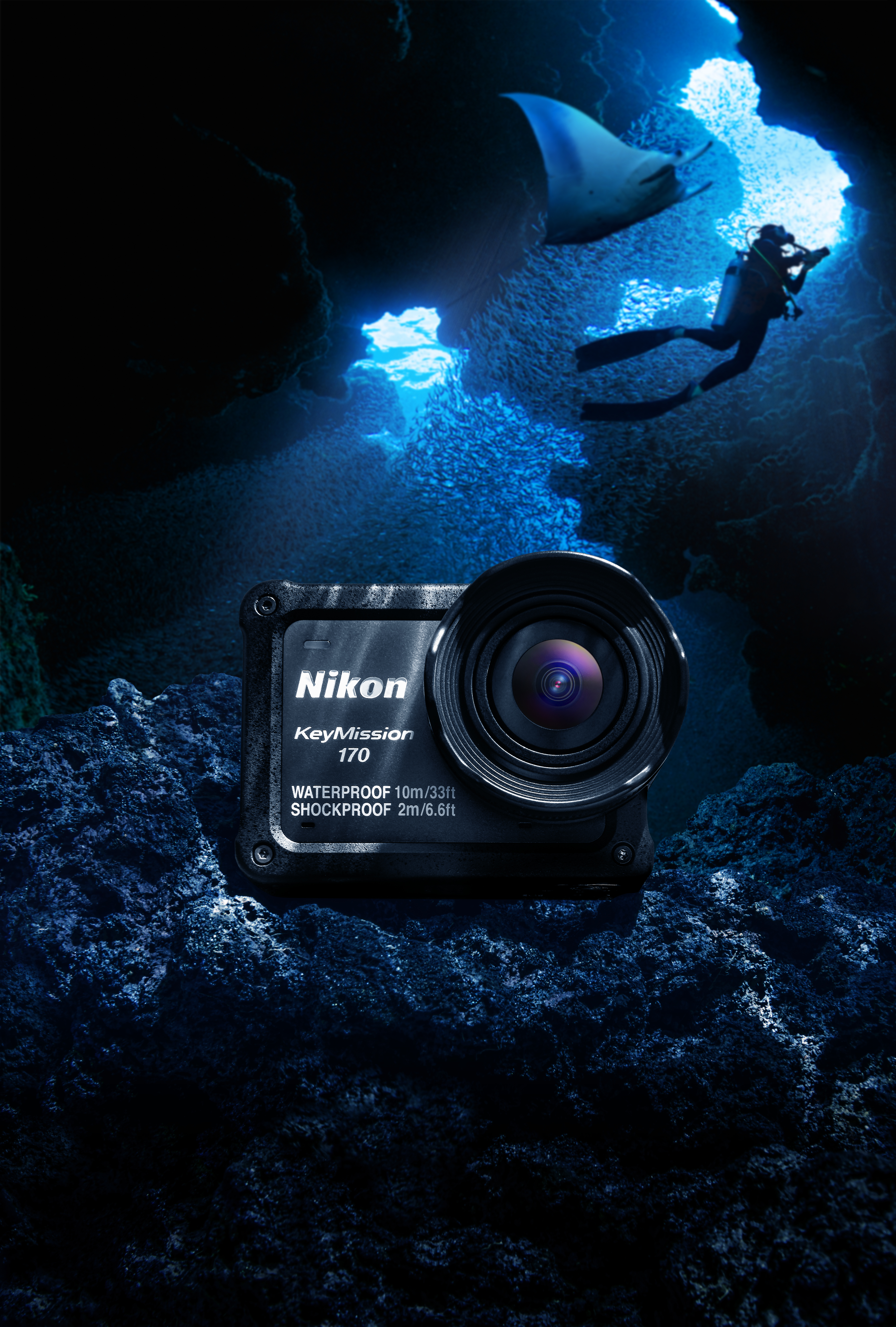 NIKON KeyMission170 Action Cam , WLAN