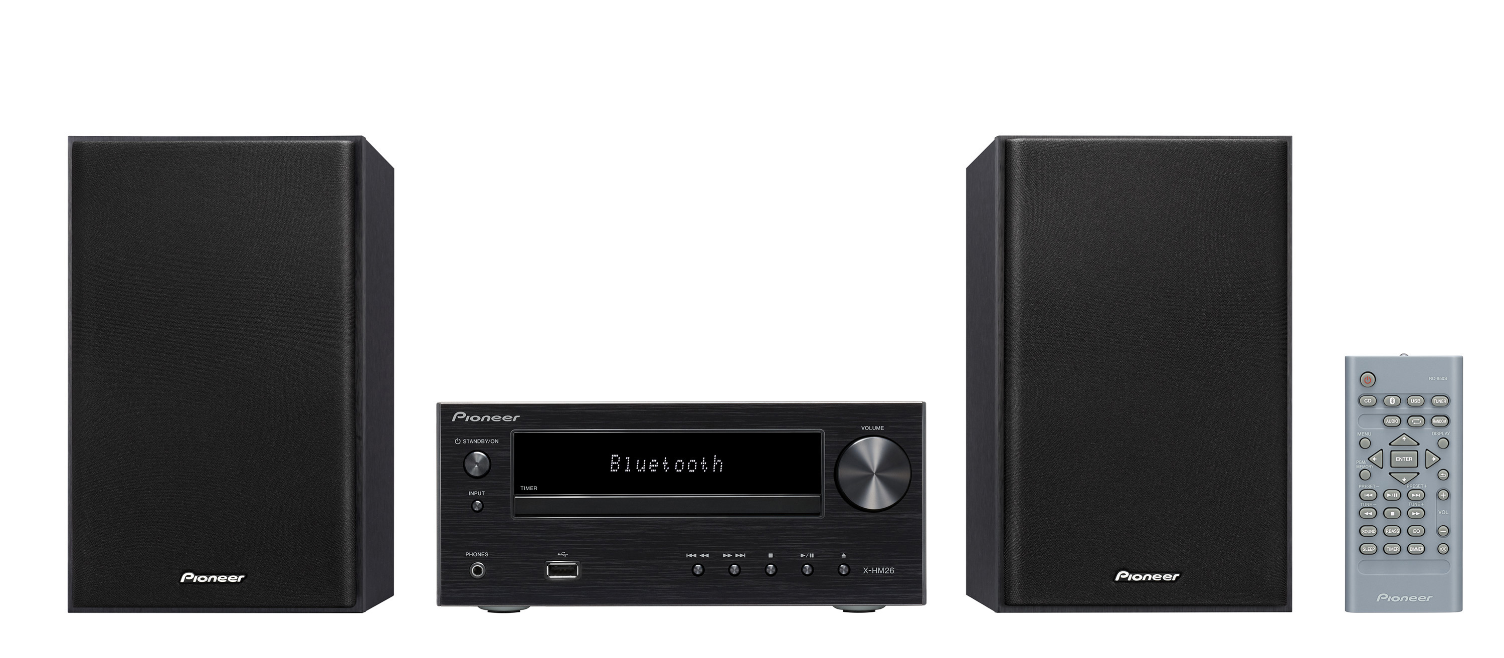 PIONEER X-HM26-B Kompaktanlage (Schwarz)