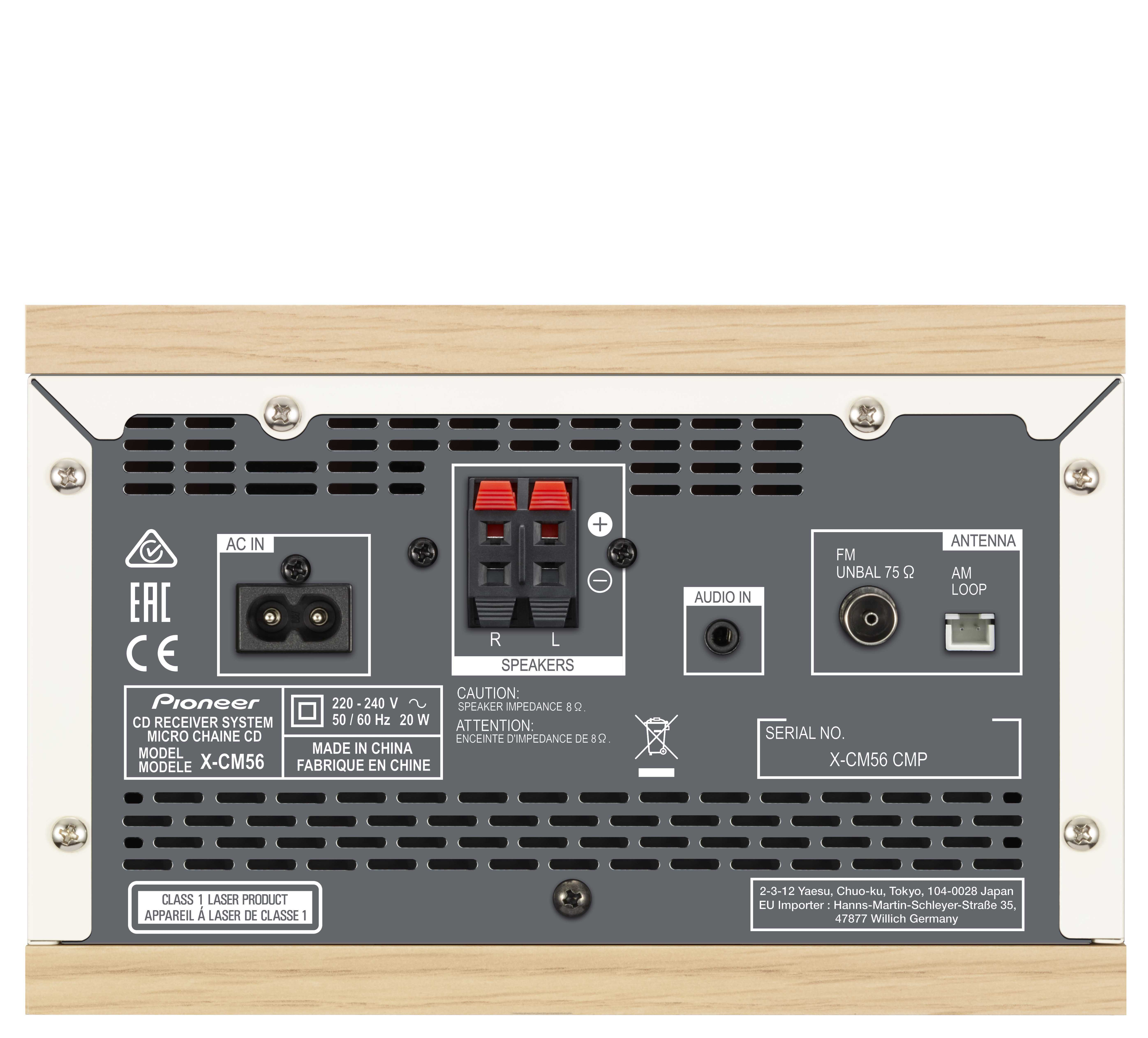 PIONEER X-CM56-GR Hifi Kompaktanlage (Mint)