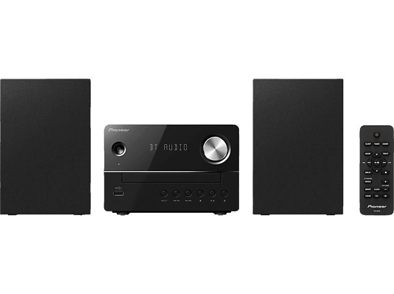 PIONEER Micromuzieksysteem Bluetooth CD FM Zwart (X-EM26-B)