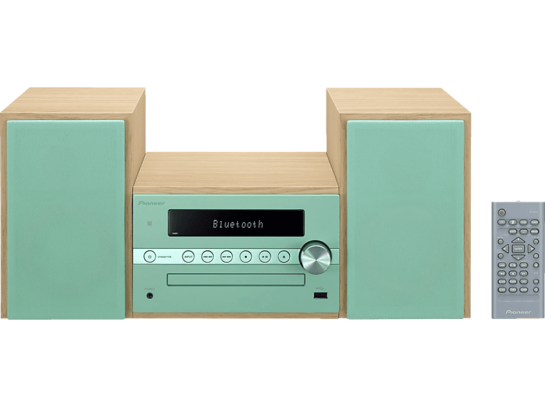 PIONEER XCM56GR Hifi Kompaktanlage (Mint) Hifi Kompaktanlage 30 Watt