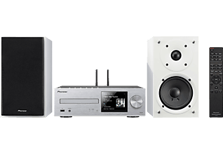 PIONEER X-HM76D - Micro-Systemanlage (Silber/Weiss)