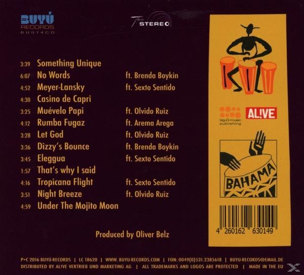 Albumcover mit Titelliste, Künstlerinfo und einem Logo mit stilisierten Figuren und Trommeln.