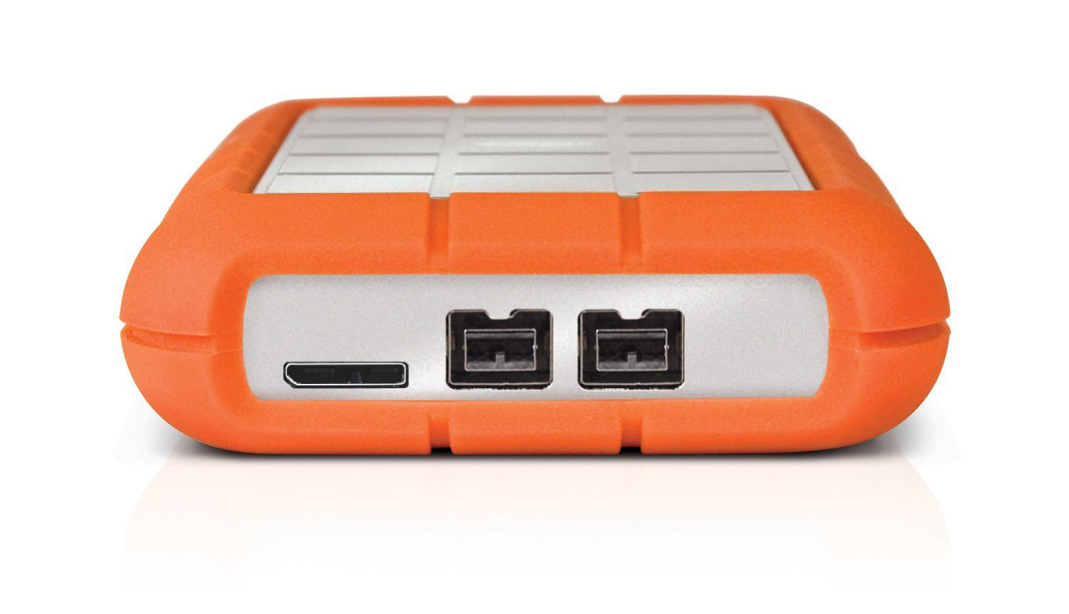 LACIE Rugged TRIPLE Festplatte, 1 TB HDD, 2,5 Zoll, extern, Orange/Silber