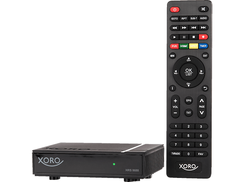 XORO HRS 8688 Receiver (PVRFunktion, DVBS, DVBS2, Schwarz) Receiver