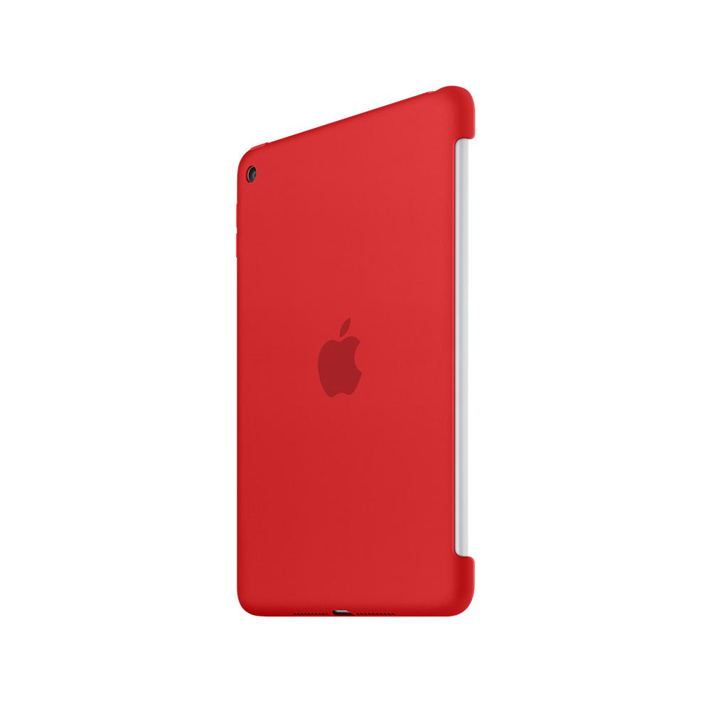 Apple logolu tablet için kırmızı kılıf