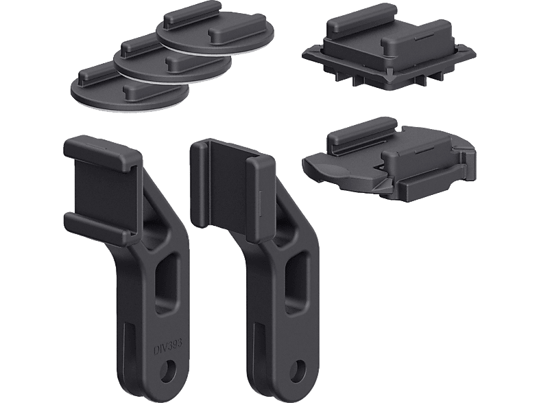 SP Halterungen, CONNECT & Adapter Kit Schwarz Adhesive