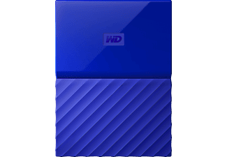 WESTERN DIGITAL Digital My Passport - Festplatte (HDD, 2 TB, Schwarz)