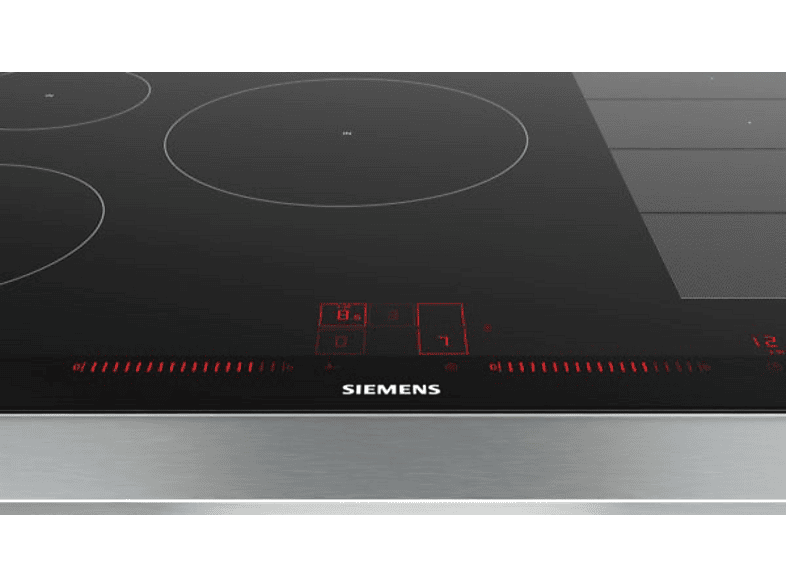 Siemens IQ700 Induktionskochfeld (812 mm breit, 5-Zonen, Glaskeramik, Autarkes Kochfeld) — Foto 2 von 5