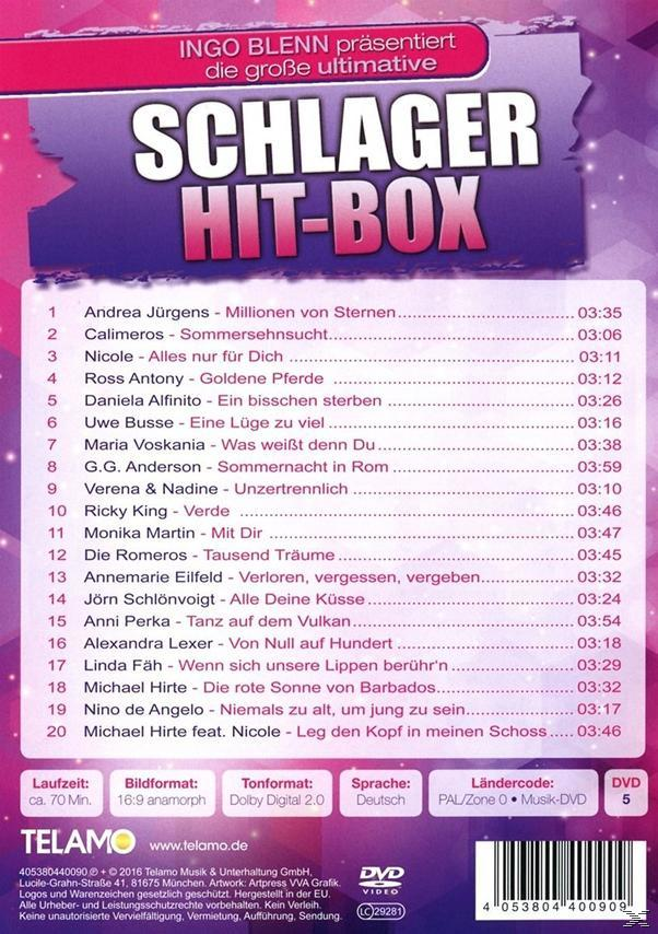 VARIOUS - Ingo Blenn Präs.:Die Große Ultimative Schlager Hit  - (DVD)