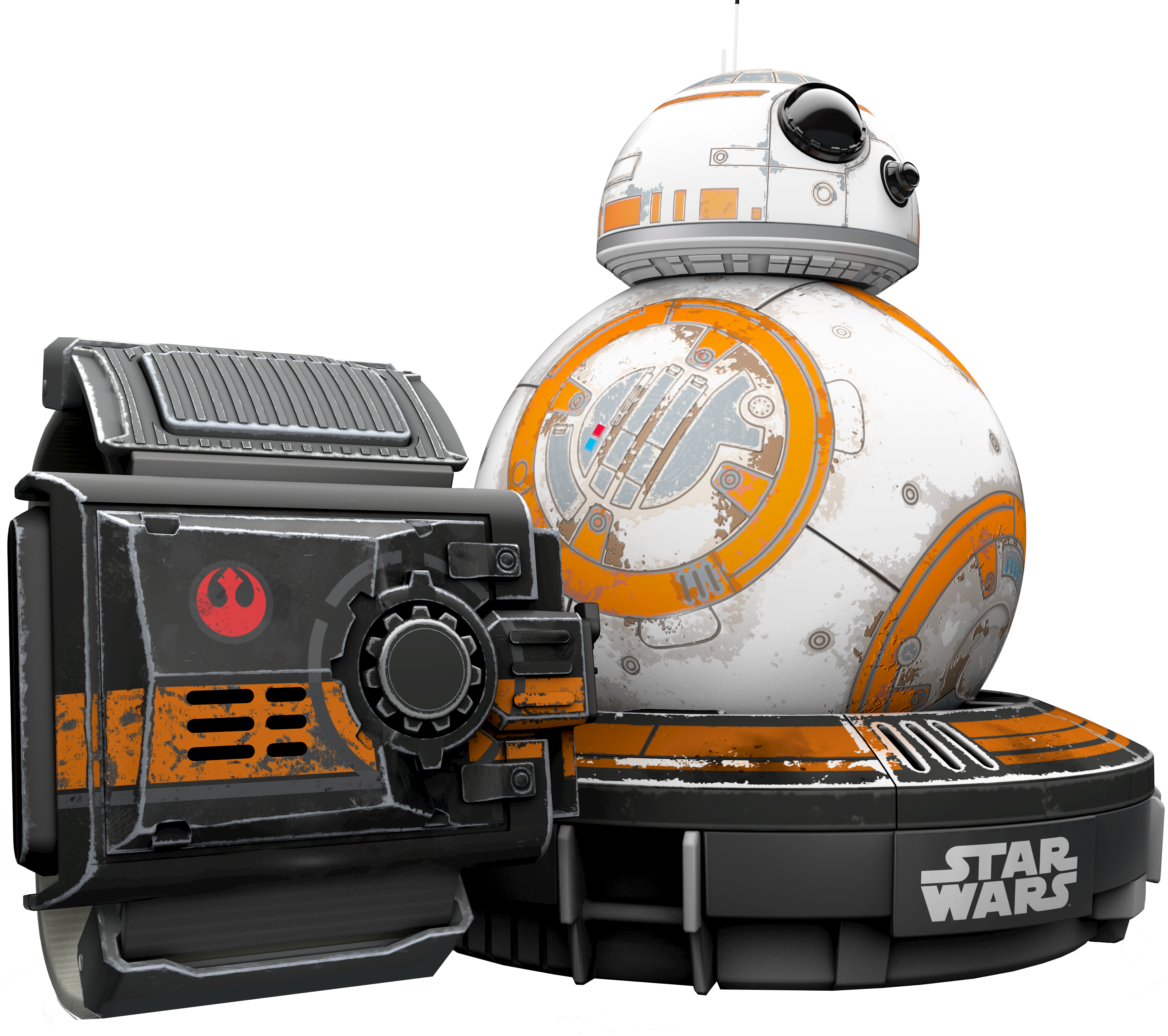 SPHERO SPHERO BB-8 Special Edition Bundle Battleworn Droid, Weiß/Orange/Schwarz 