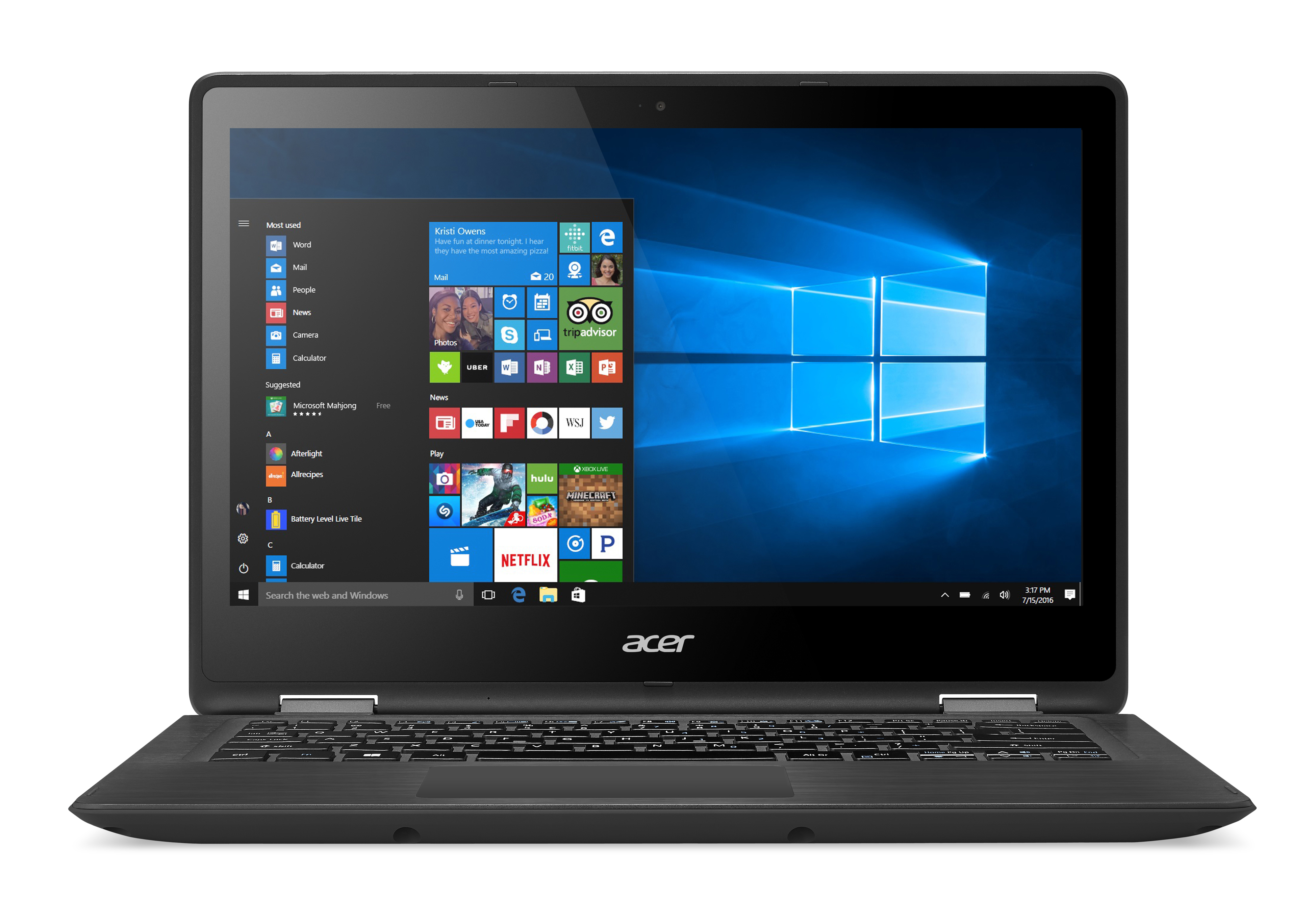 ACER Spin 5 (SP513-51-51D9) - 13,3 Zoll - Intel® Core™ i5 i5-7200U - 8 GB - 256 GB - Intel® HD 620 - Windows 10 Home (64 Bit)