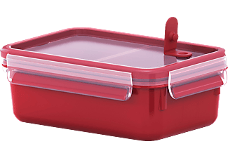 EMSA CLIP & MICRO - Boîte de conservation (Rouge/Transparent)