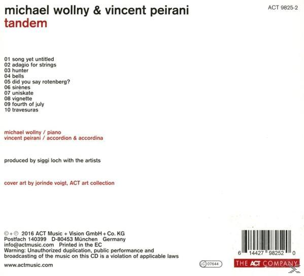 CD-Cover mit deutschem Text. Enthält die Namen der Künstler und die Titelliste.