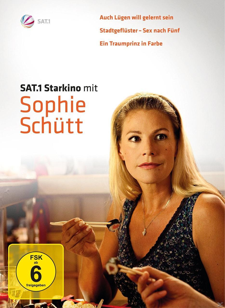 Filmposter mit Frau mit Essstäbchen und deutschem Text.