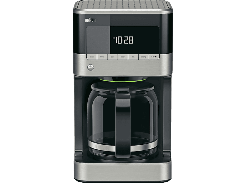 BRAUN PurAroma 7 KF 7120 Kaffeemaschine Edelstahl/Schwarz