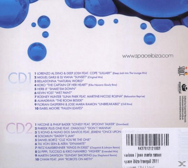 Jose Maria Various/ramon - Space Ibiza Tranquil 2011  - (CD)