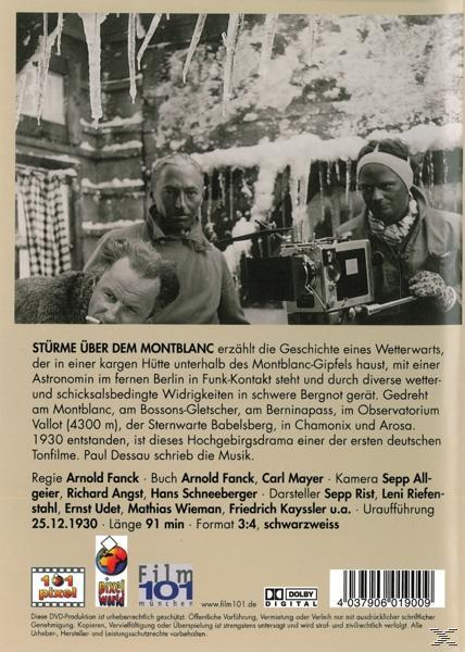 Stürme über dem Montblanc,1930 DVD