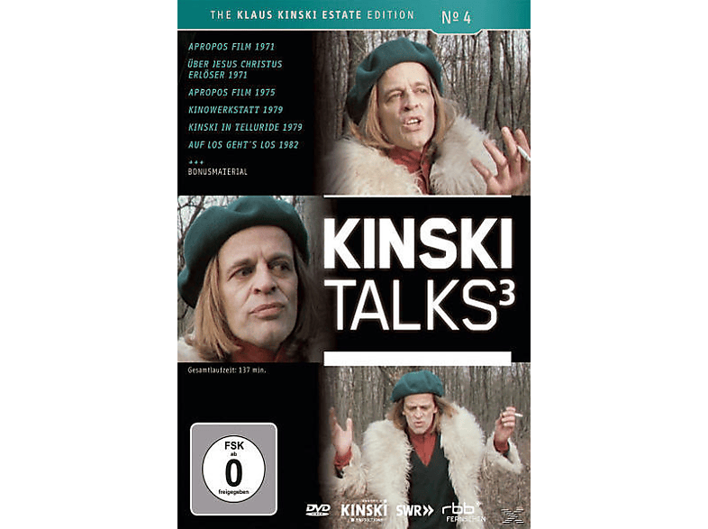 Kinski Talks 3 DVD