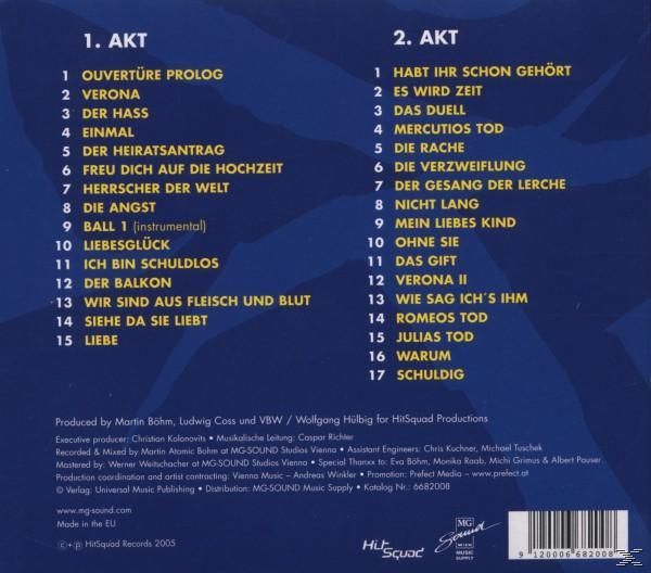 Raimund Theater Ensemble, Vereinigte Bühnen Wien - Romeo & Julia-Das Musical  - (CD)