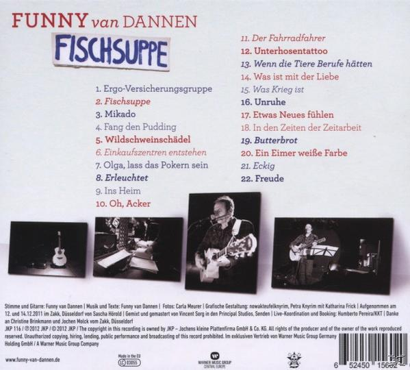 Funny van Dannen - Fischsuppe  - (CD)