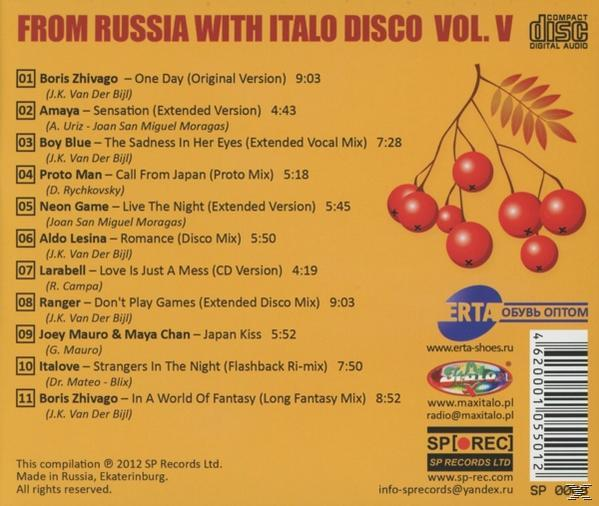 VARIOUS - From Russia With Italo Disco Vol.5  - (CD)