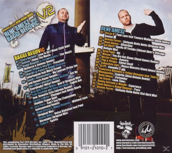 Begovic, Baggi / Amesz, René - Nervous Nitelife-New Headliners V.2  - (CD)