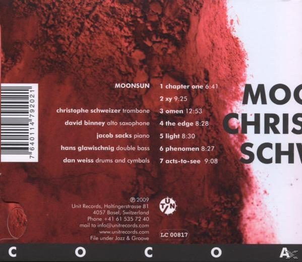 Moonsun Christophe Schweizer - Cocoa  - (CD)