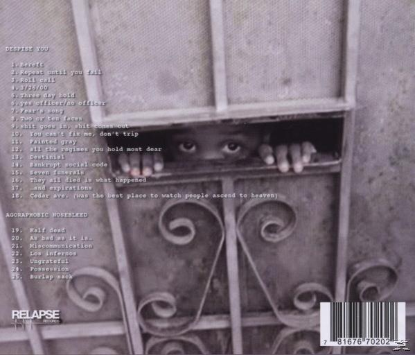 Agoraphobic Nosebleed/Despise You On On (CD) And And - 