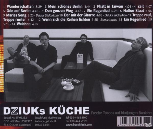 Dziuks Küche - Freche Tattous Auf Blutjungenbankiers  - (CD)