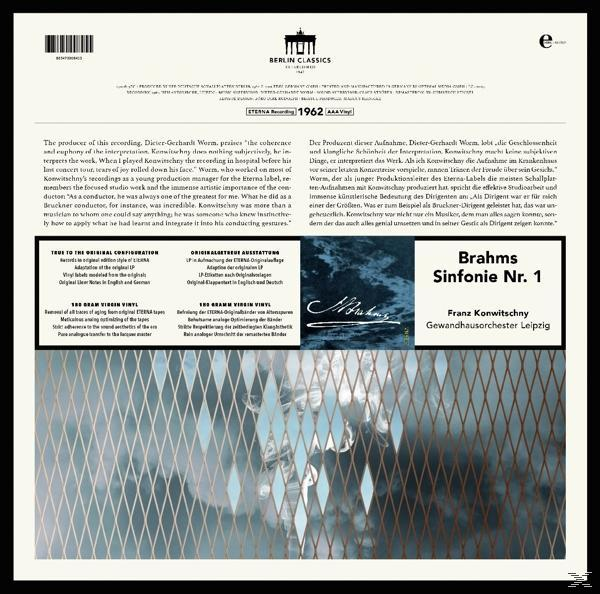 Albumcover mit Text, einschließlich eines Sinfonie-Titels, mit Vintage-Design.