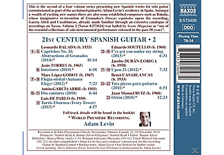 Adam Levin - 21st Century Spanish Guitar Vol.2  - (CD)