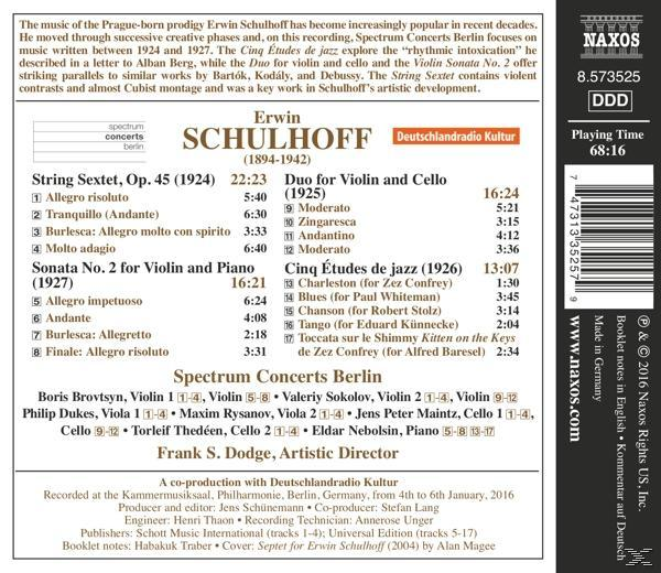 Spectrum Conc.Berlin - Kammermusik  - (CD)