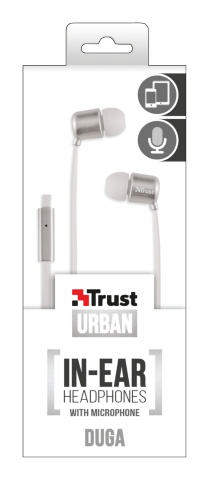 TRUST URBAN Urban 20903 Duga Kulak İçi Kulaklık- Sılver