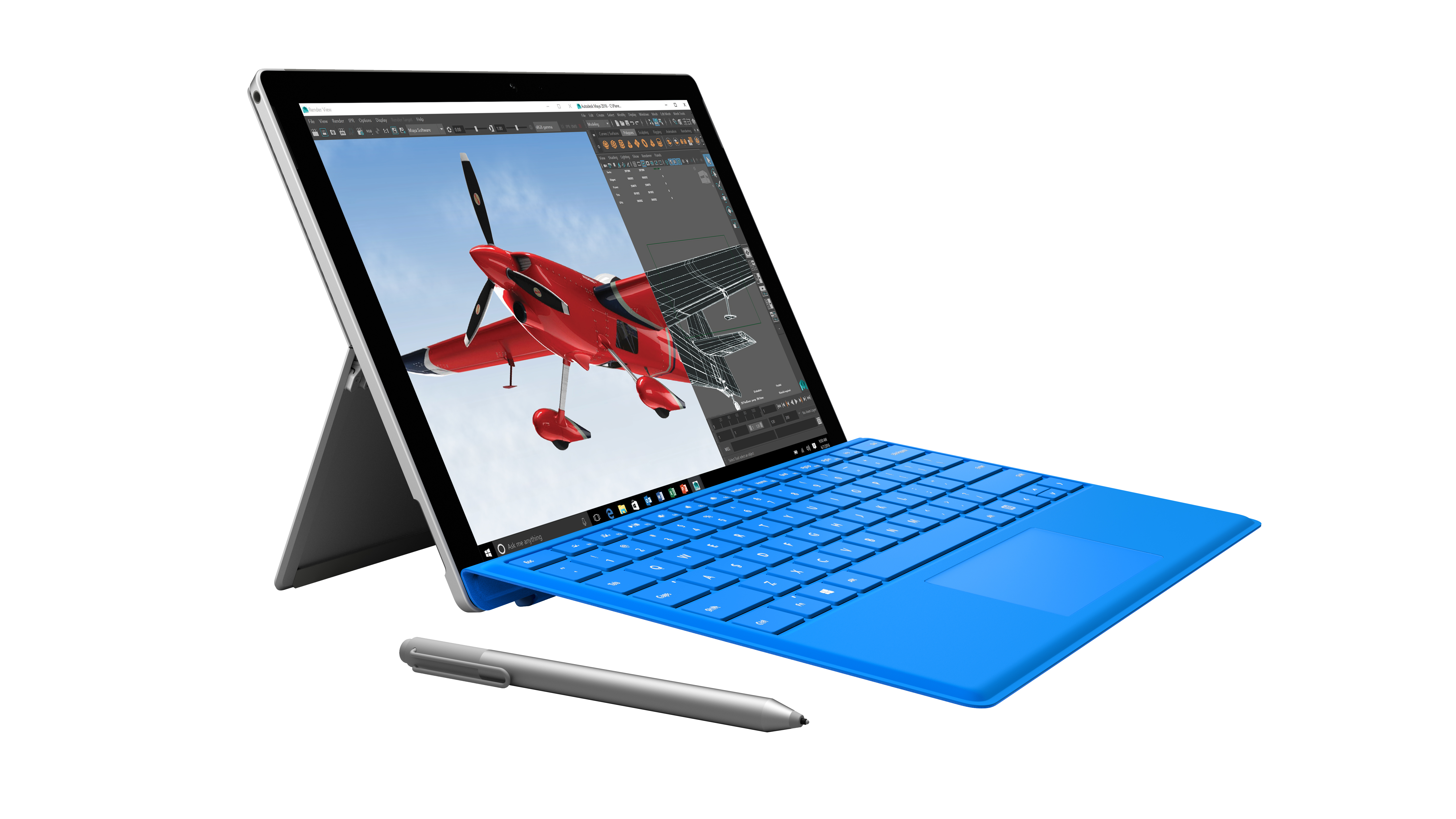 MICROSOFT Surface Pro 4 inkl. Surface Pro 4 Type Cover Schwarz - 12,3 Zoll - Intel® Core™ i5 i5-6300U - 4 GB - 128 GB - Intel® HD 520 - Windows 10 Pro (64 Bit)