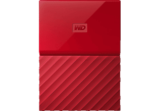 WESTERN DIGITAL My Passport - Festplatte (HDD, 3 TB, Rot)