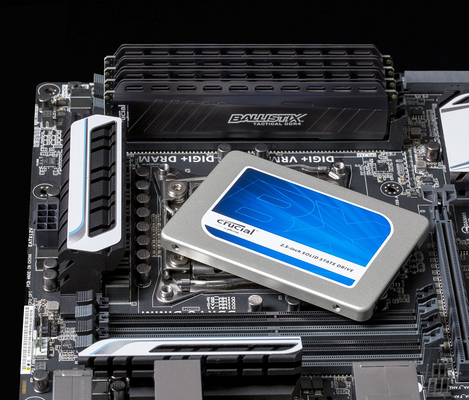 CRUCIAL 480GB BX200 SATA 2.5 7MM WITH 9.5MM ADAPTER