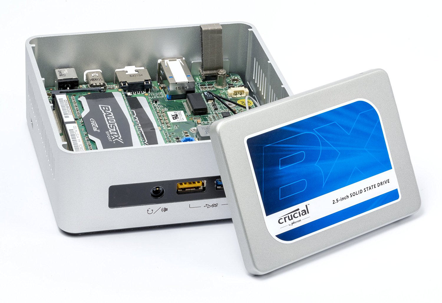 CRUCIAL 480GB BX200 SATA 2.5 7MM WITH 9.5MM ADAPTER