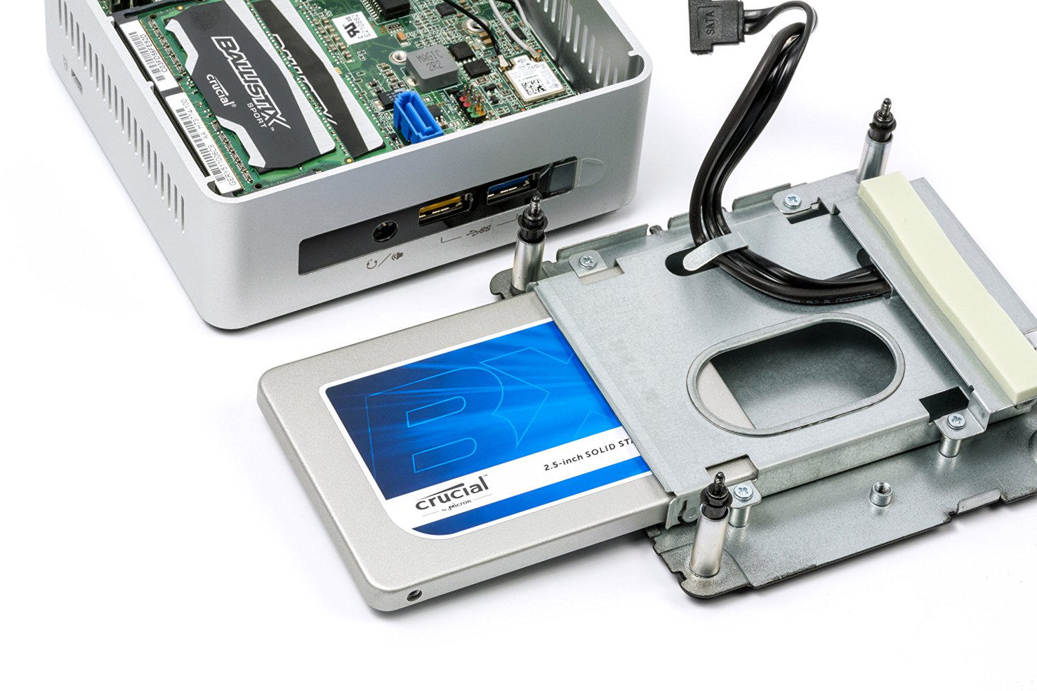 CRUCIAL 480GB BX200 SATA 2.5 7MM WITH 9.5MM ADAPTER
