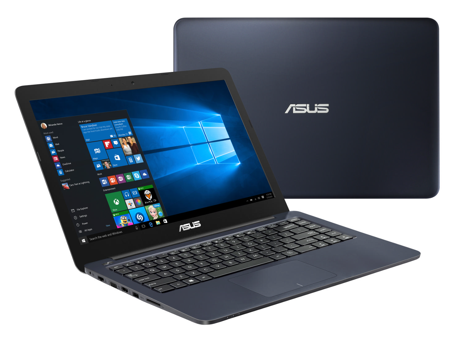 ASUS E402SA-WX166T 14" Celeron N3060 1.6 GHz 4GB 128GB  SSD Windows 10 Laptop