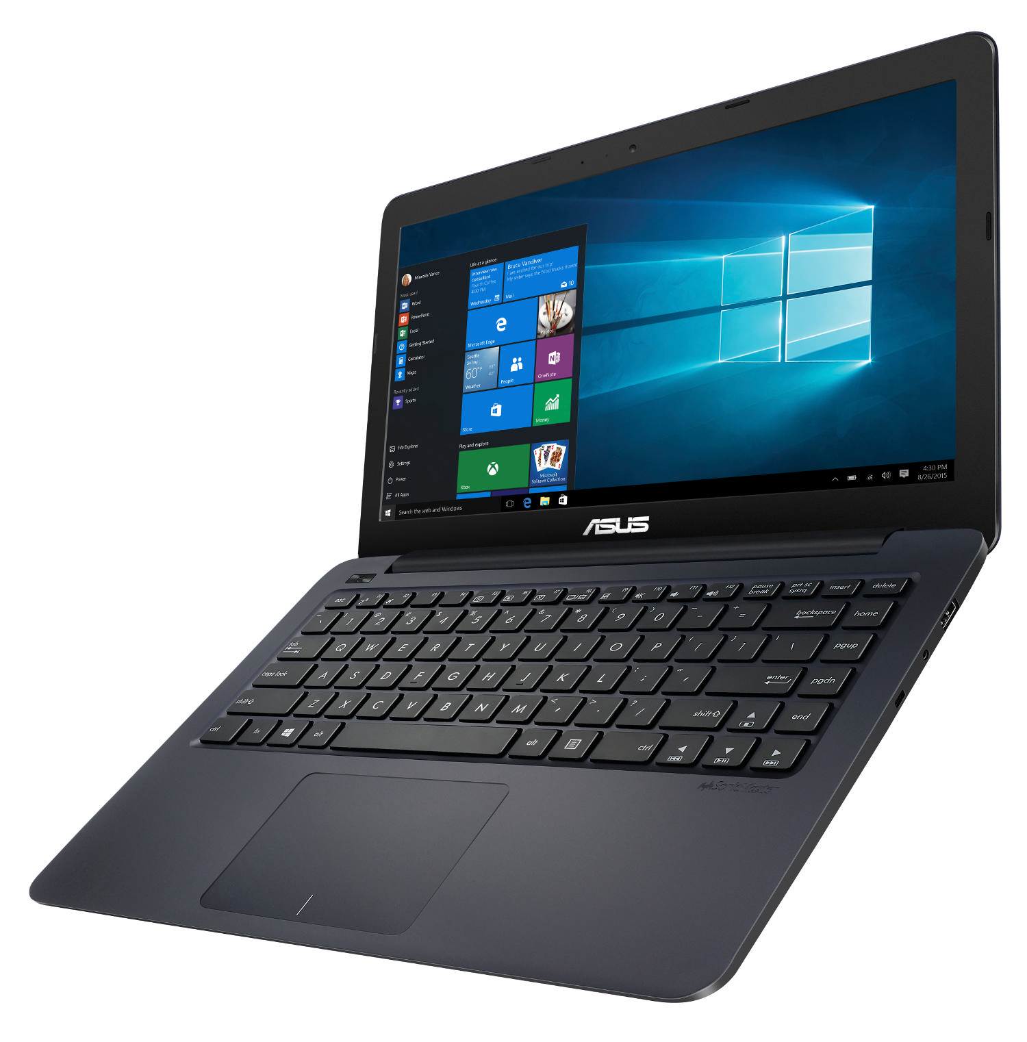 ASUS E402SA-WX166T 14" Celeron N3060 1.6 GHz 4GB 128GB  SSD Windows 10 Laptop