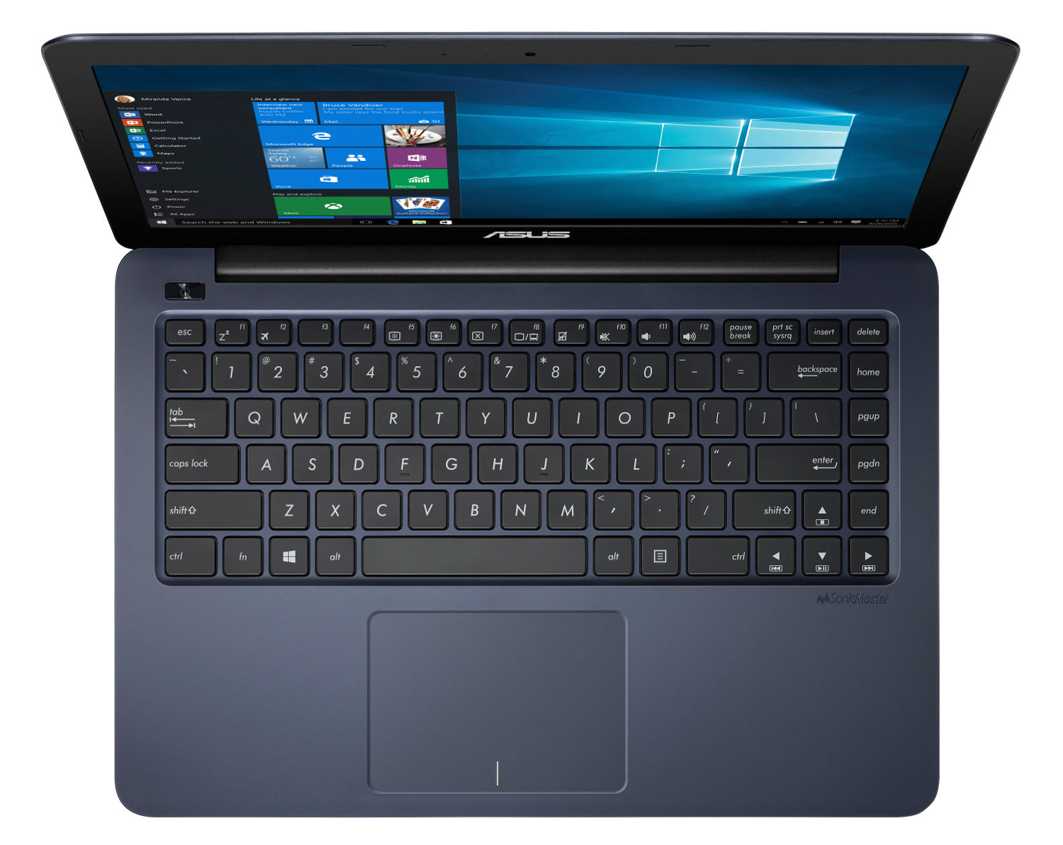 ASUS E402SA-WX166T 14" Celeron N3060 1.6 GHz 4GB 128GB  SSD Windows 10 Laptop