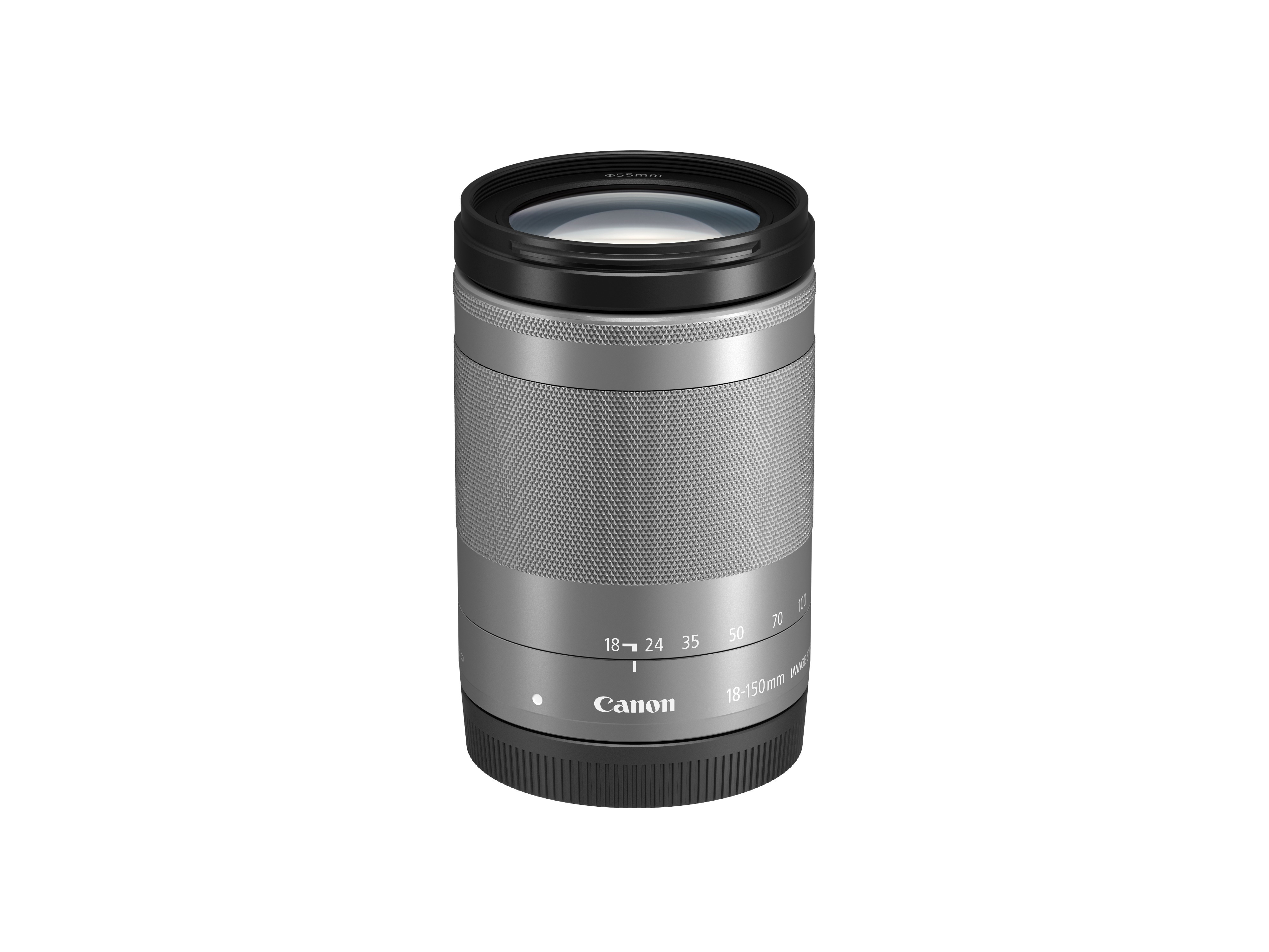 CANON EF-M 18 mm - 150 mm f/3.5-6.3 EF-M, IS, STM (Objektiv für Canon M-Mount, Silber)