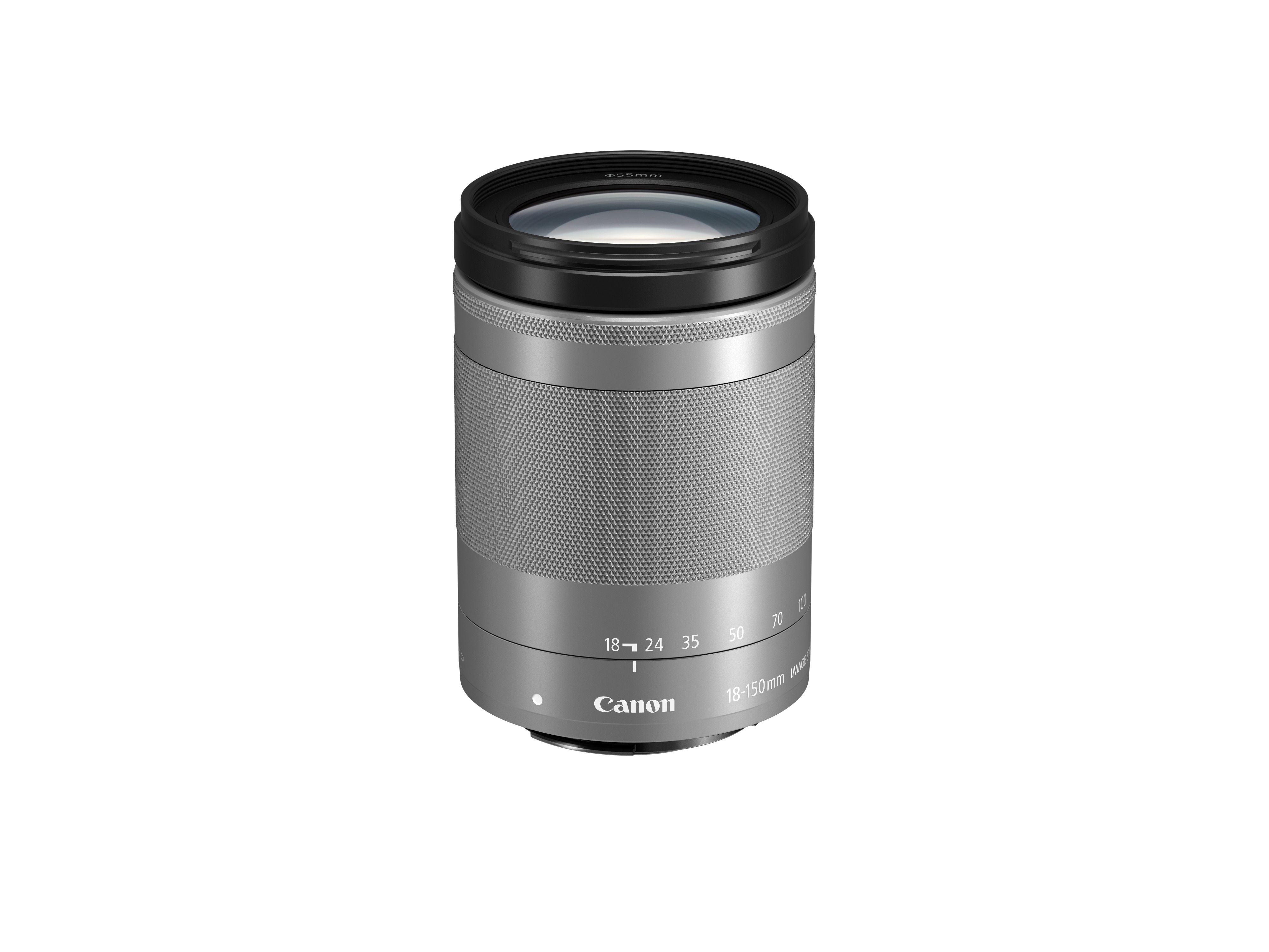 CANON EF-M 18 mm - 150 mm f/3.5-6.3 EF-M, IS, STM (Objektiv für Canon M-Mount, Silber)