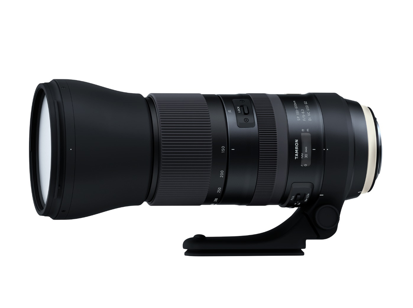 TAMRON SP G2 150 mm - 600 mm 5-6.3 Di, USD, VC (Objektiv für Canon EF-Mount, Schwarz)