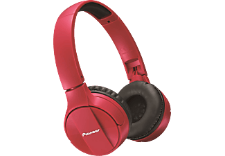 PIONEER Pioneer SE-MJ553BT - Cuffie On-Ear - Bluetooth - rosso - Cuffie Bluetooth (On-ear, Rosso)