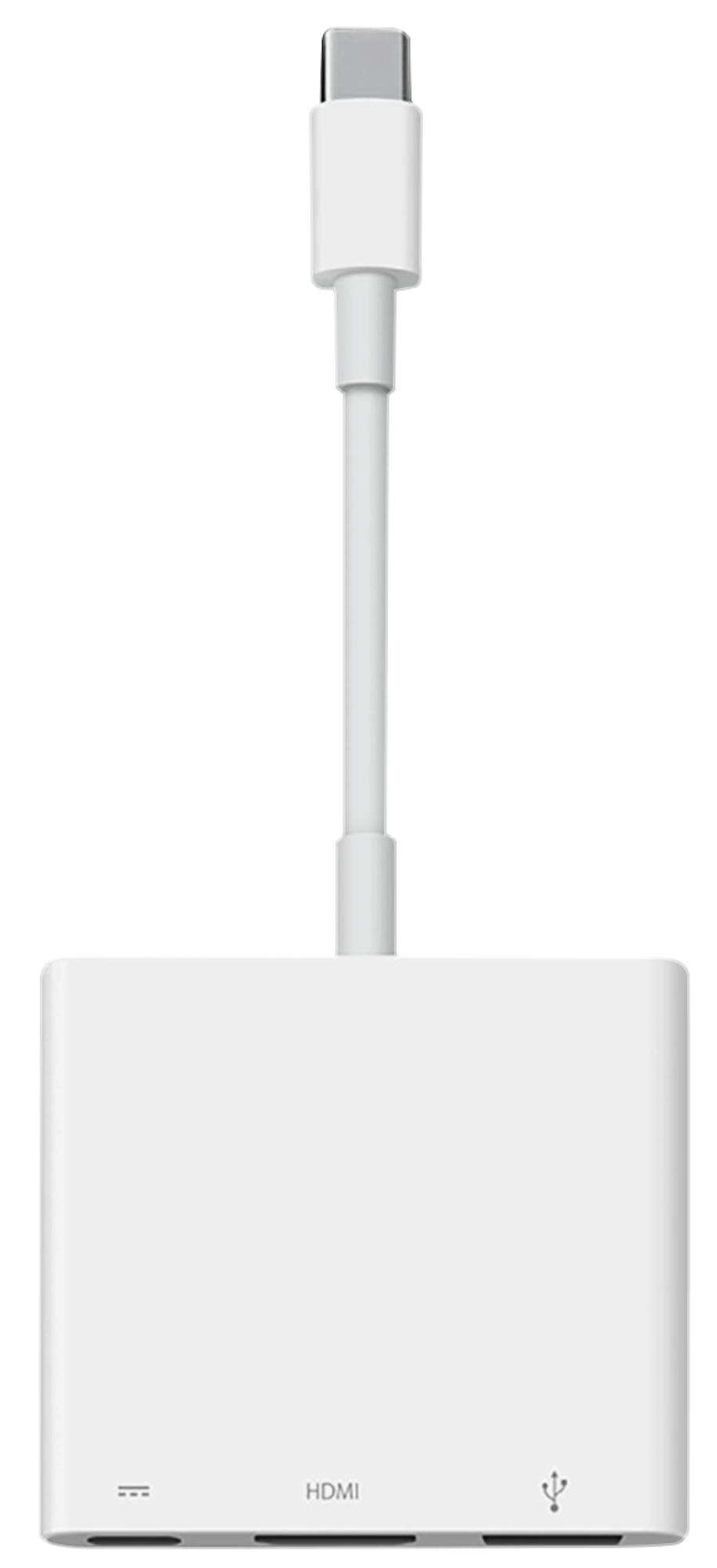 Adaptador USB - Apple MJ1K2ZM/A, USB-C a Multipuerto Digital AV, Blanco